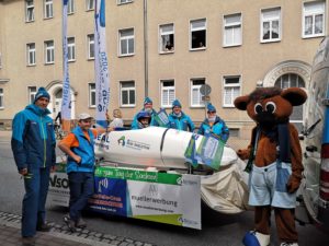 Die WM zu Gast beim Tag der Sachsen in Riesa