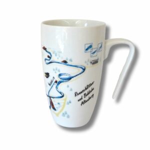 Tasse Bahnverlauf (Henkel offen)