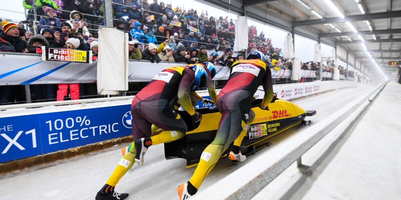 SachsenEnergie-Eiskanal_Bobteam Friedrich_Foto (c) IBSF-Viesturs Lacis