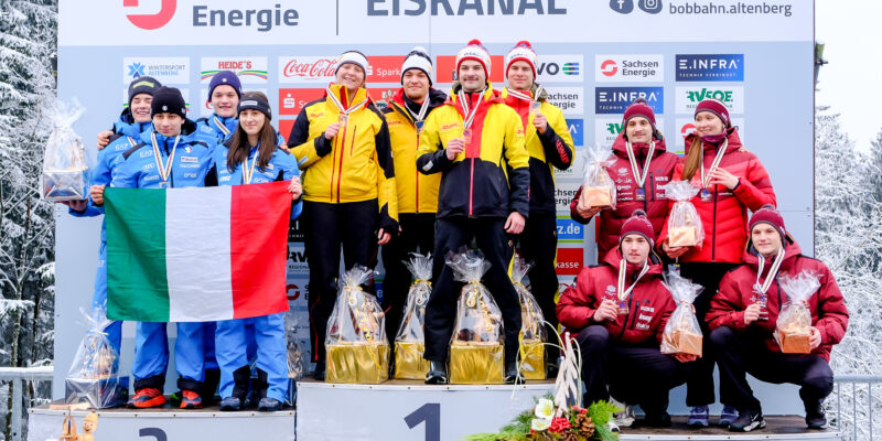41. FIL Junior World Championships Luge / Junioren Weltmeisterschaften Rodeln am 01.02.2026.auf der Bobbahn Altenberg / Sachsen Energie Eiskanal. Foto: Arvid Müller